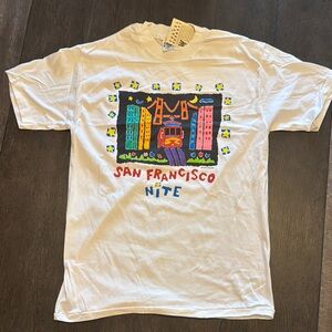 Vintage 1992 NWT San Francisco Nite Graphic T-Shirt